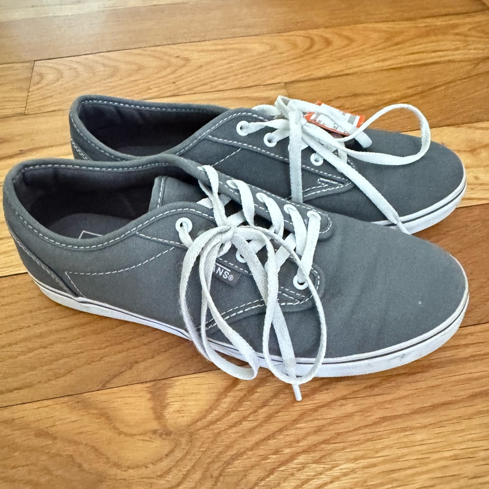Vans Gray Classic Sneakers Low-Top Canvas